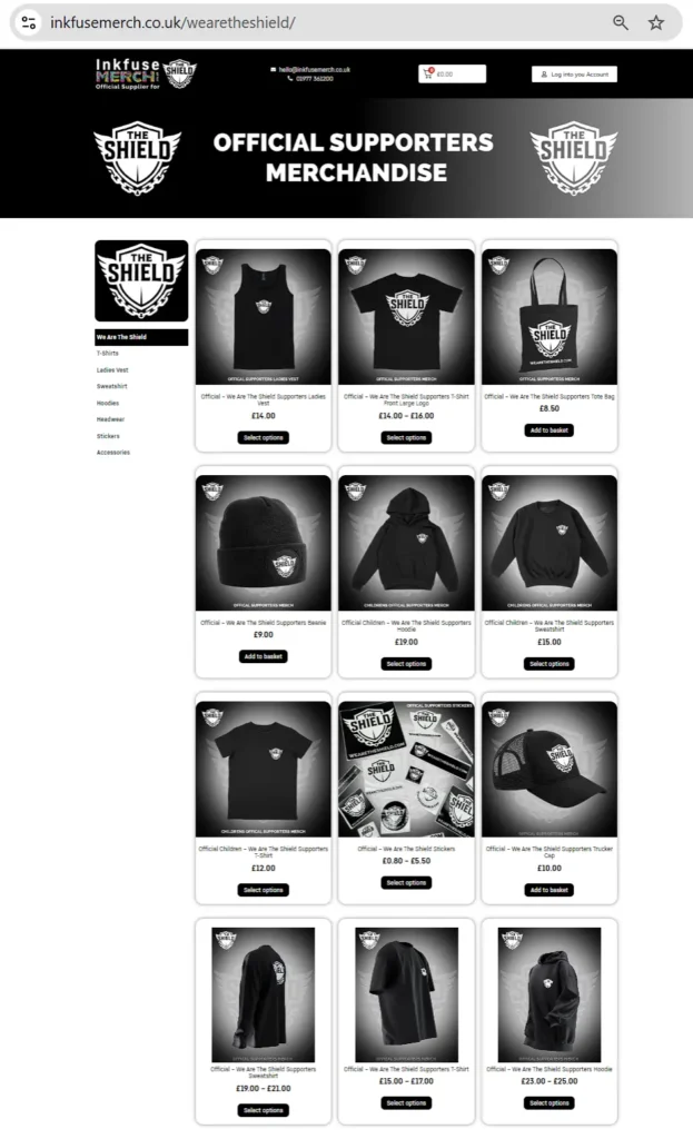 We Are The Shield Merch Updated V4